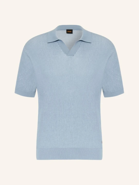 Zdjęcie produktu Boss Dzianinowa Koszulka Polo Aravolo blau JASNONIEBIESKI