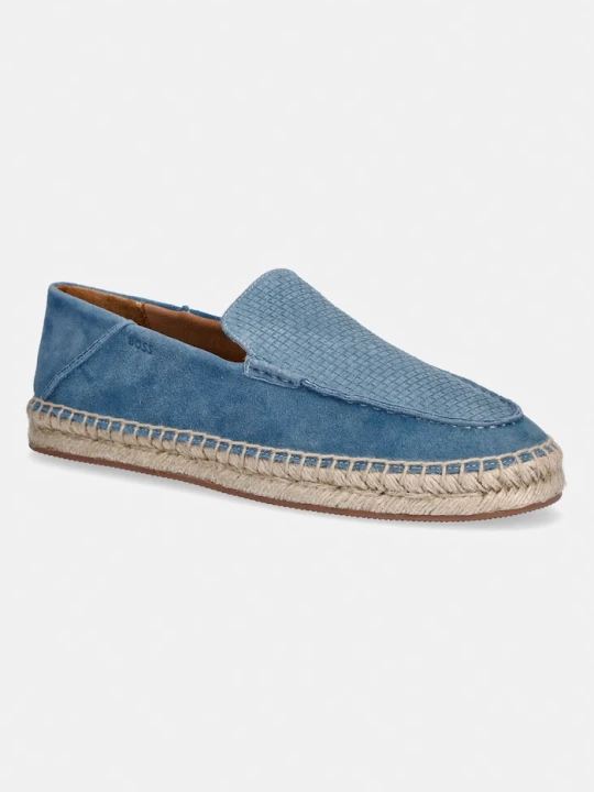 Zdjęcie produktu BOSS espadryle męskie zamszowe Madeira niebieski