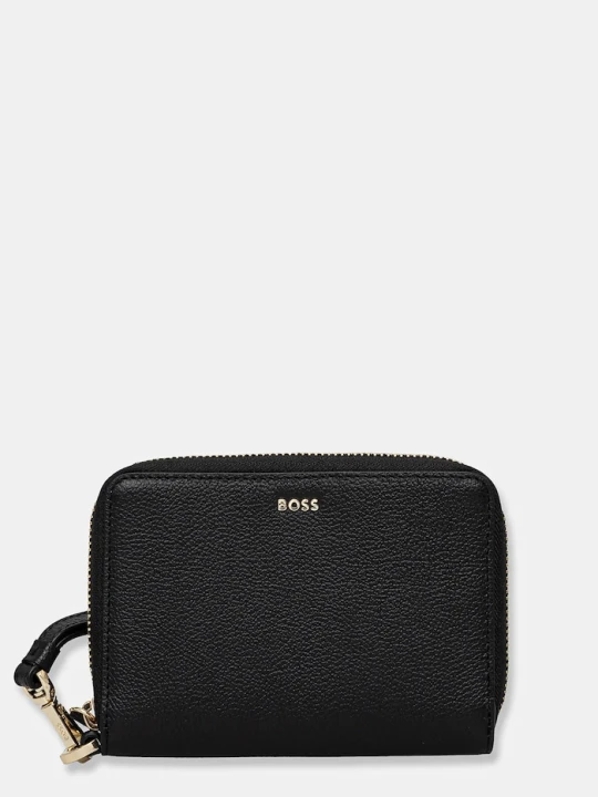 Zdjęcie produktu BOSS etui na kartę skórzane czarny