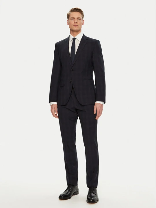 Zdjęcie produktu BOSS Garnitur 50538032 Granatowy Slim Fit