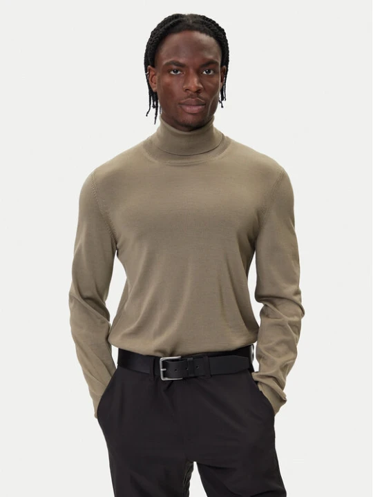 Zdjęcie produktu BOSS Golf Musso-P 50468262 Brązowy Slim Fit