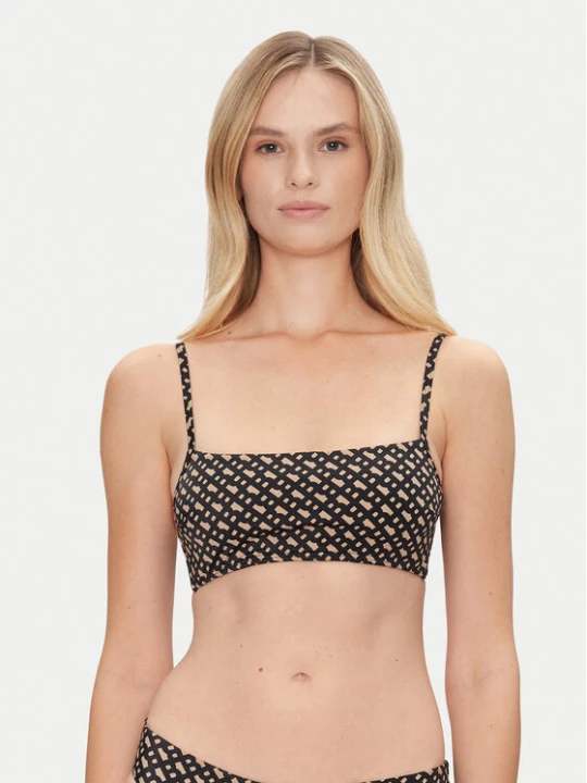 Zdjęcie produktu BOSS Góra od bikini Bb Monogram 50535267 Czarny Regular Fit