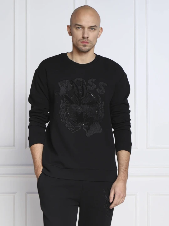 Zdjęcie produktu BOSS GREEN Bluza BOSS X LOONEY TUNES Salbo Lunar | Regular Fit czarny
