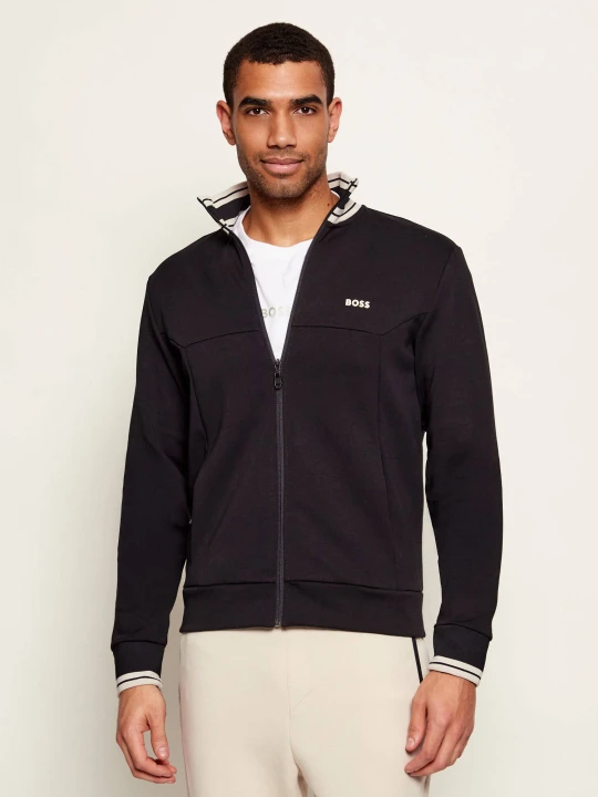 Zdjęcie produktu BOSS GREEN Bluza FZ Zone | Regular Fit czarny