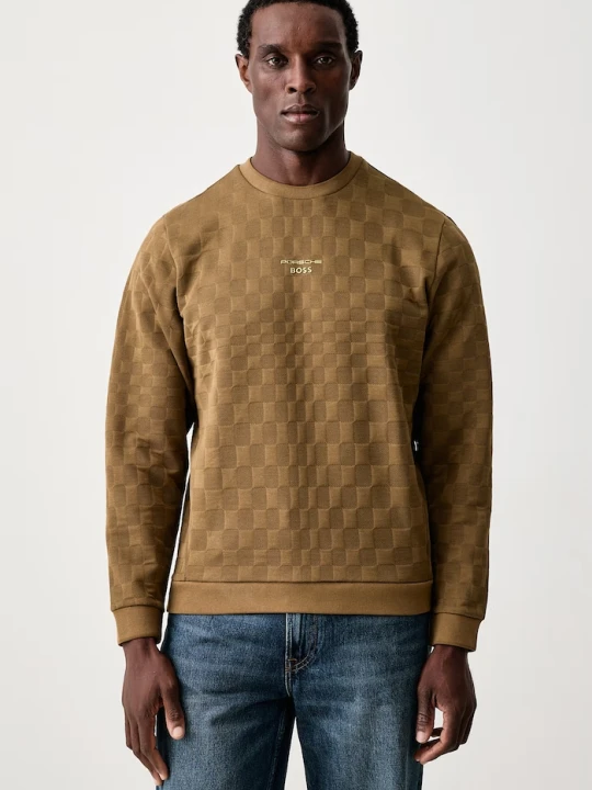 Zdjęcie produktu BOSS Green bluza męska BOSS x Porsche brązowy