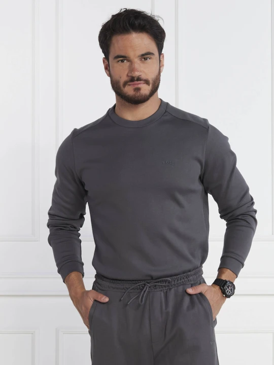 Zdjęcie produktu BOSS GREEN Bluza Salbo Curved | Regular Fit grafitowy