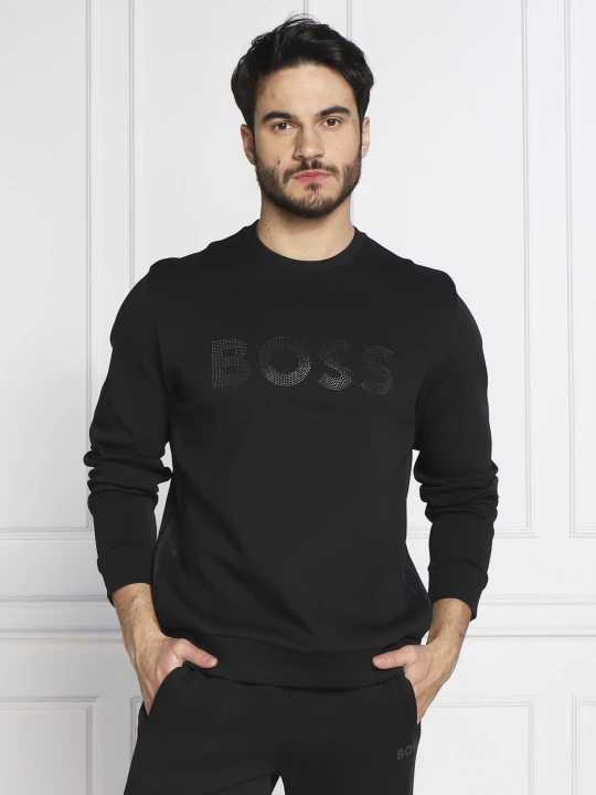 Zdjęcie produktu BOSS GREEN Bluza Salbo Diamond | Regular Fit czarny