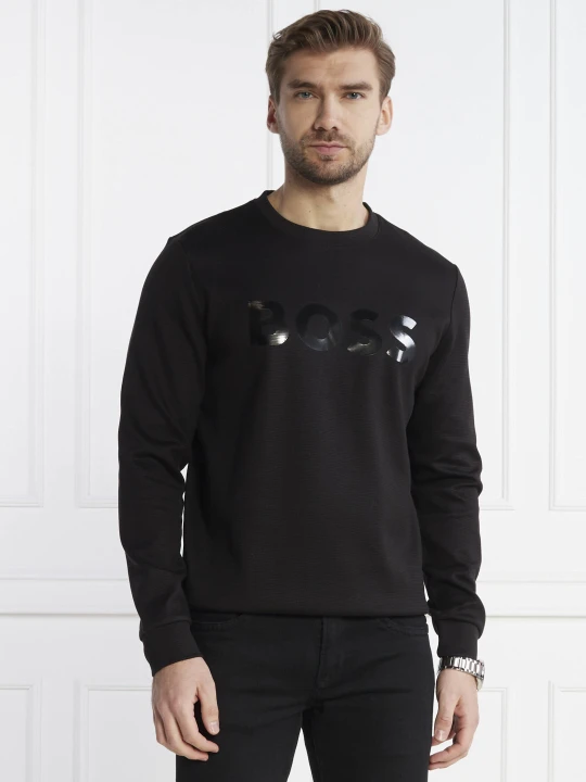 Zdjęcie produktu BOSS GREEN Bluza Salbo Mirror | Regular Fit czarny