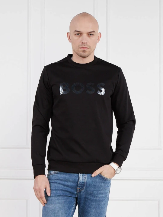 Zdjęcie produktu BOSS GREEN Bluza Salbo Mirror | Regular Fit czarny
