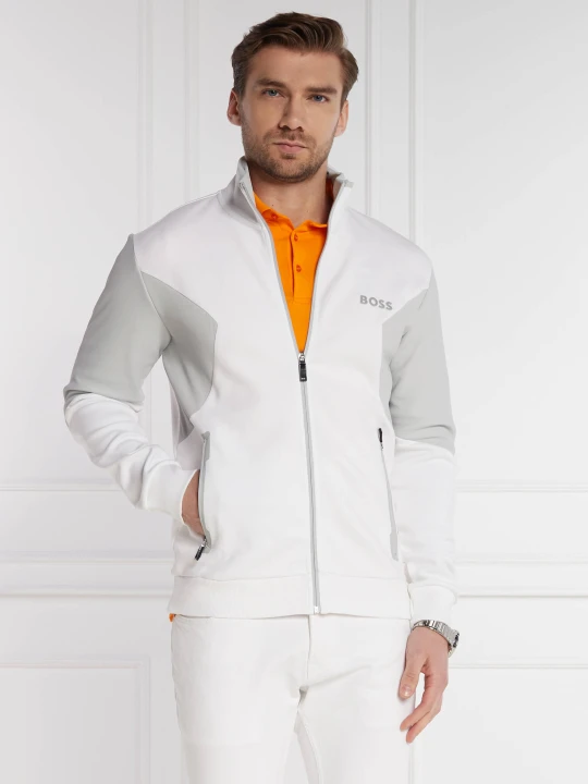 Zdjęcie produktu BOSS GREEN Bluza Skaz 1 | Regular Fit | stretch biały