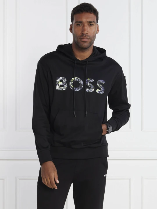 Zdjęcie produktu BOSS GREEN Bluza Soody Lotus | Relaxed fit czarny