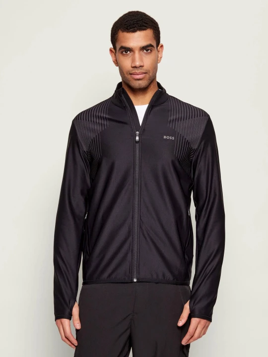 Zdjęcie produktu BOSS GREEN Bluza SW_Active Push FZ | Regular Fit czarny