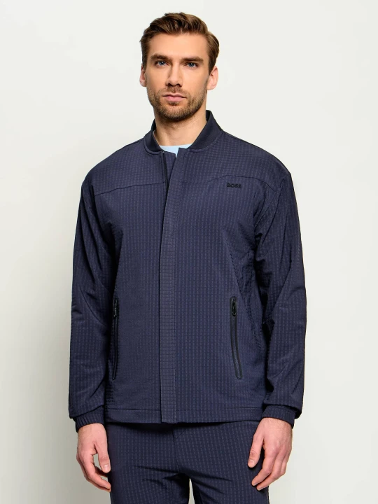 Zdjęcie produktu BOSS GREEN Bluza SW_Terrace FZ | Relaxed fit granatowy