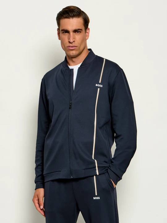 Zdjęcie produktu BOSS GREEN Bluza SW_TOC Game FZ | Regular Fit | stretch granatowy