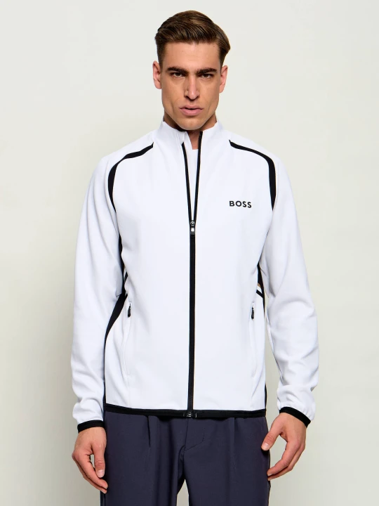 Zdjęcie produktu BOSS GREEN Bluza SW_TOC Spin FZ | Regular Fit biały