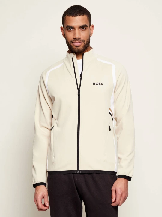 Zdjęcie produktu BOSS GREEN Bluza SW_TOC Spin FZ | Regular Fit beżowy