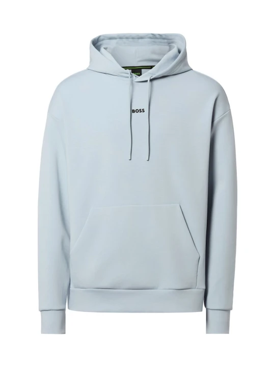 Zdjęcie produktu BOSS Green bluza z kapturem - Sly Zone Mężczyźni Materiał dresowy niebieski