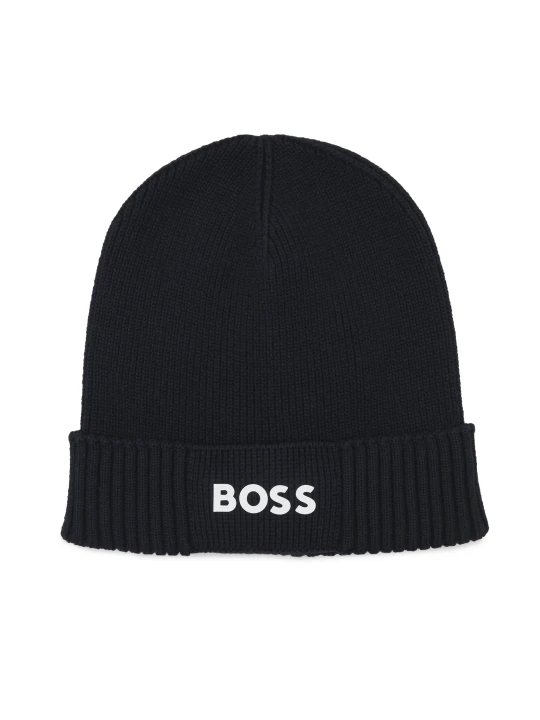 Zdjęcie produktu BOSS GREEN Czapka Asic Beanie X | z dodatkiem wełny granatowy
