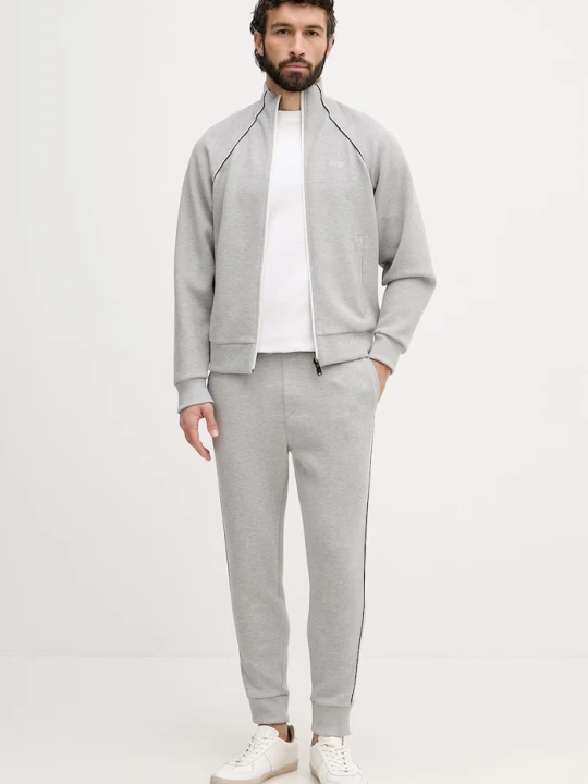 Zdjęcie produktu BOSS Green dres męski z bawełną SW_Tracksuit Set szary