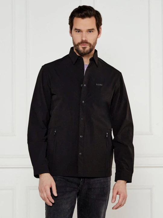 Zdjęcie produktu BOSS GREEN Koszula B_Basin Tech_L | Relaxed fit | stretch czarny