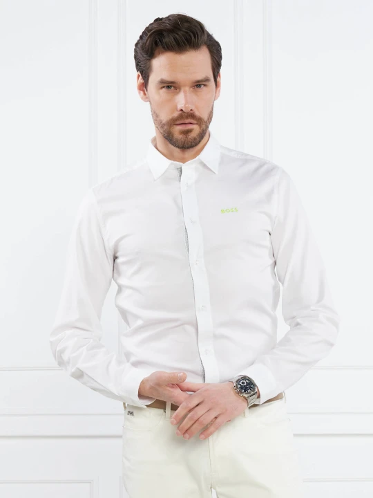 Zdjęcie produktu BOSS GREEN Koszula BINK_R | Regular Fit | stretch biały