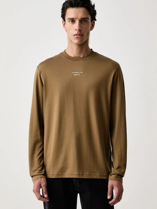 Zdjęcie produktu BOSS Green longsleeve męski z lyocellem TS_PS Icons70 Long
