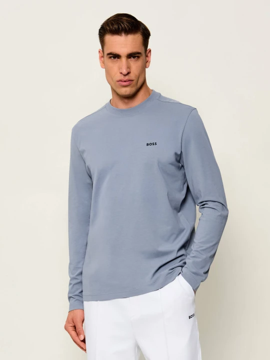 Zdjęcie produktu BOSS GREEN Longsleeve | Regular Fit | stretch szary