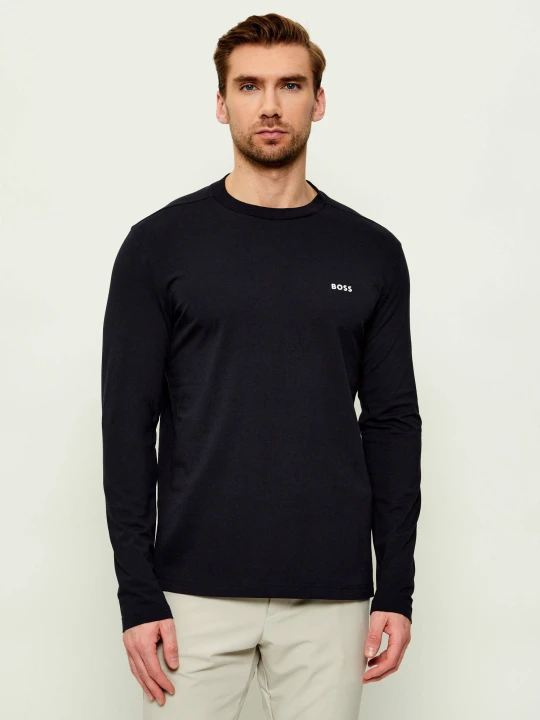Zdjęcie produktu BOSS GREEN Longsleeve Tee Long | Regular Fit | stretch granatowy