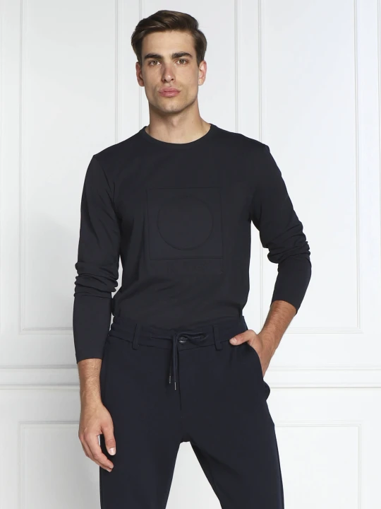 Zdjęcie produktu BOSS GREEN Longsleeve Togn 2 | Slim Fit | stretch granatowy