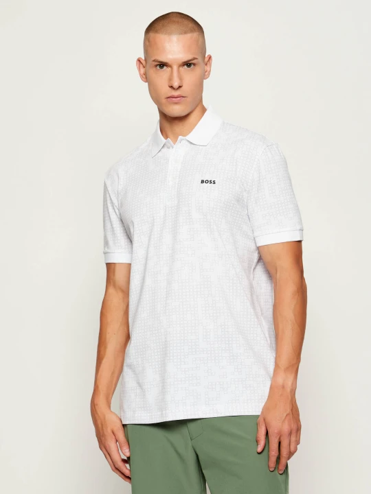 Zdjęcie produktu BOSS GREEN Polo AO Zone | Regular Fit | stretch biały