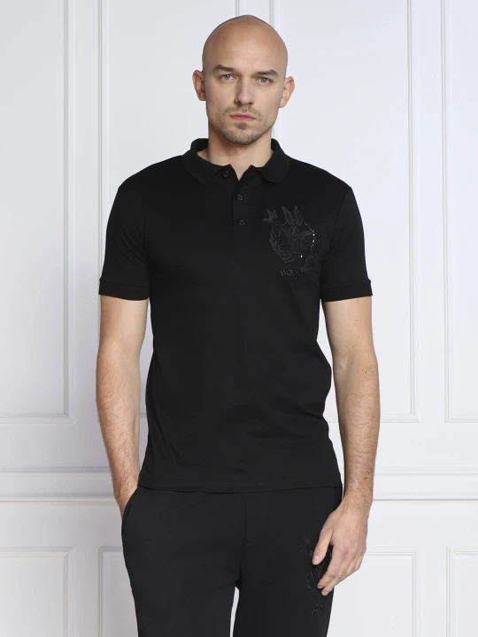 Zdjęcie produktu BOSS GREEN Polo BOSS X LOONEY TUNES Paddy Lunar | Regular Fit czarny