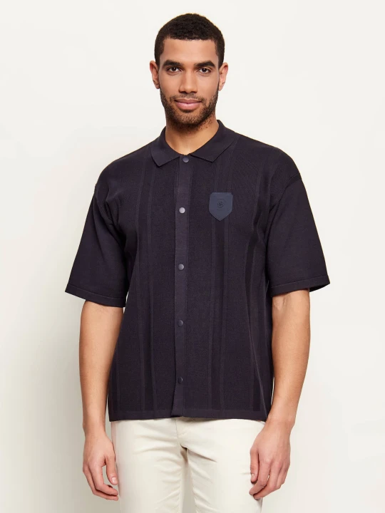 Zdjęcie produktu BOSS GREEN Polo KN_BB BC Lux PS | Relaxed fit granatowy