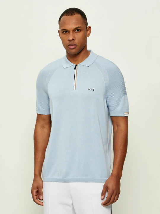 Zdjęcie produktu BOSS GREEN Polo KN_GOC Perform PS | Regular Fit błękitny
