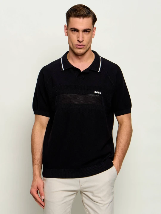 Zdjęcie produktu BOSS GREEN Polo KN_Member PS | Regular Fit czarny