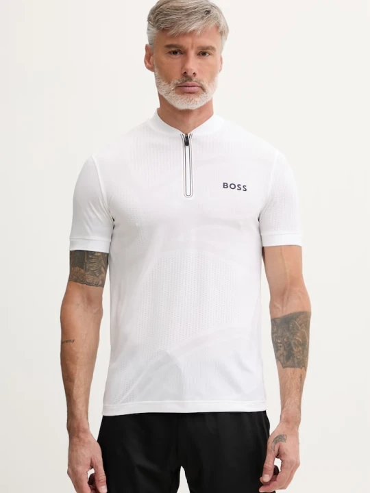 Zdjęcie produktu BOSS Green polo męskie biały