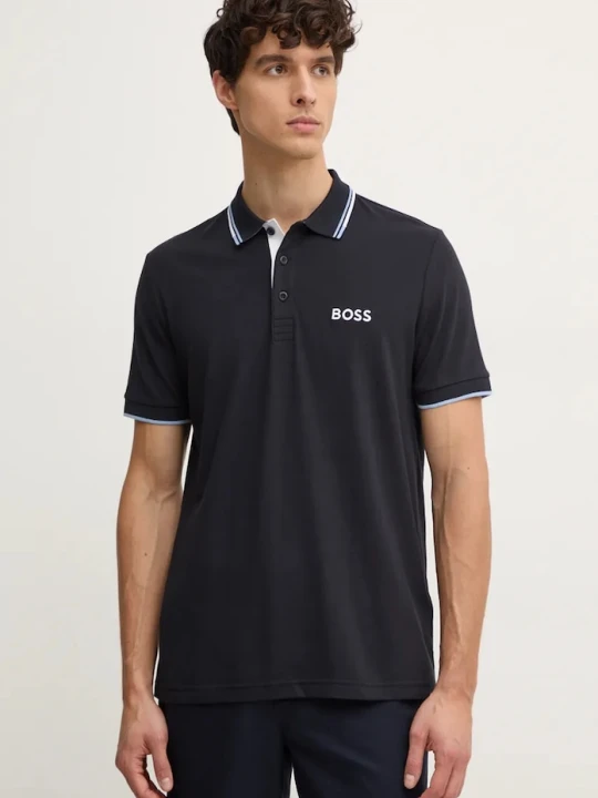Zdjęcie produktu BOSS Green polo męskie Paddy Pro granatowy