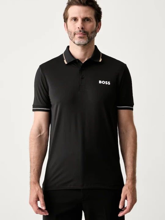 Zdjęcie produktu BOSS Green polo męskie Paul Pro czarny