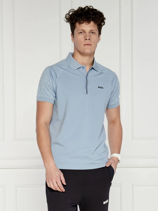 Zdjęcie produktu BOSS GREEN Polo Paddy 2 | Regular Fit | stretch błękitny