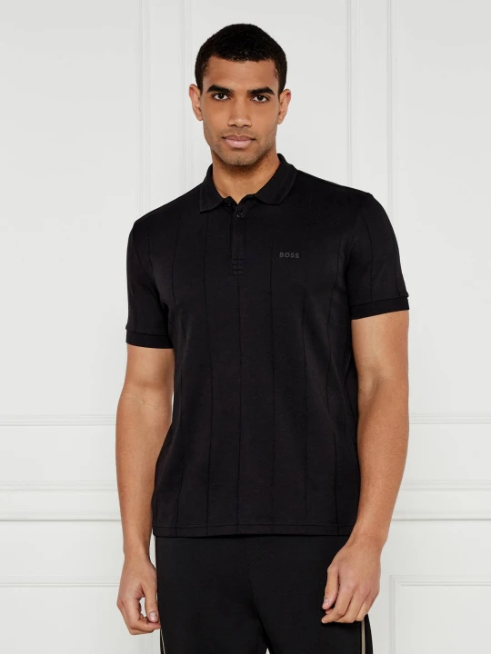 Zdjęcie produktu BOSS GREEN Polo Paddy DropNeedle AC | Regular Fit | stretch czarny