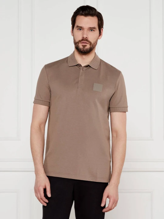 Zdjęcie produktu BOSS GREEN Polo Paddy DropNeedle | Regular Fit | stretch beżowy