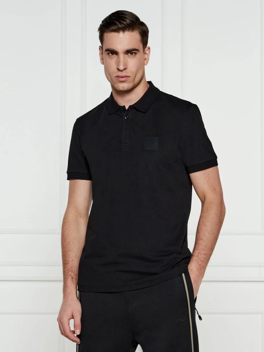 Zdjęcie produktu BOSS GREEN Polo Paddy DropNeedle | Regular Fit | stretch czarny