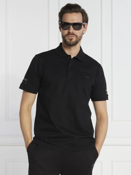 Zdjęcie produktu BOSS GREEN Polo Paddy Mirror | Regular Fit | stretch czarny