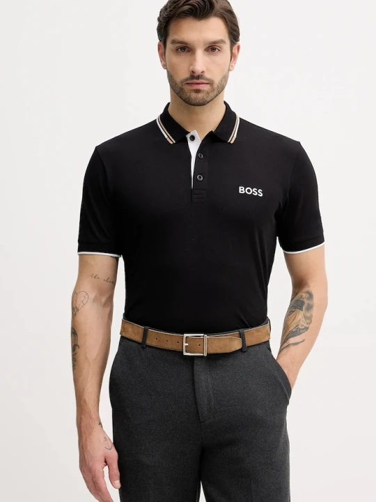 Zdjęcie produktu BOSS Green polo męskie Paddy Pro czarny