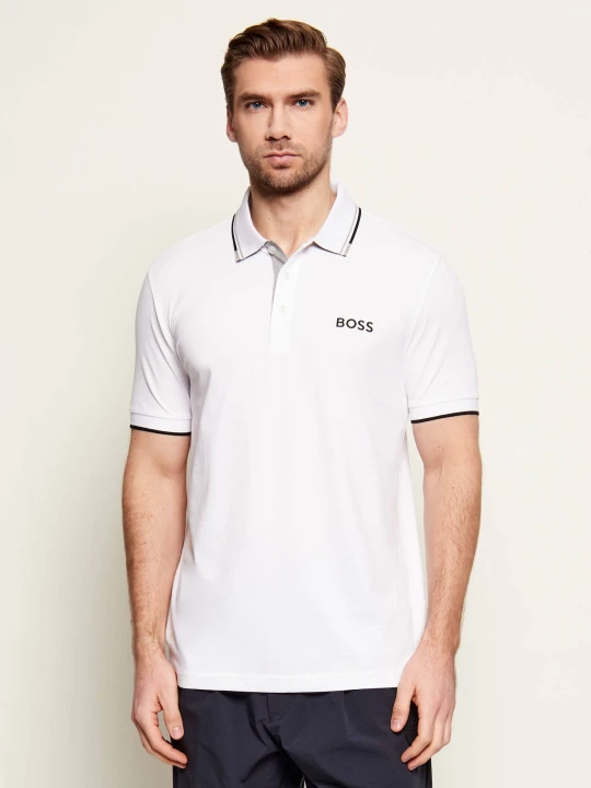 Zdjęcie produktu BOSS GREEN Polo Paddy Pro | Regular Fit | stretch biały