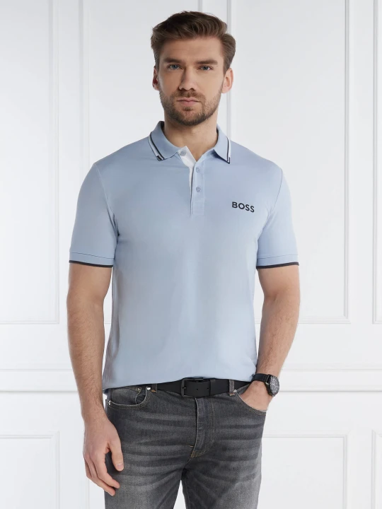 Zdjęcie produktu BOSS GREEN Polo Paddy Pro | Regular Fit | stretch niebieski