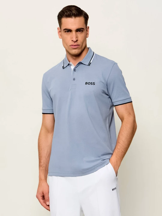 Zdjęcie produktu BOSS GREEN Polo Paddy Pro | Regular Fit | stretch szary