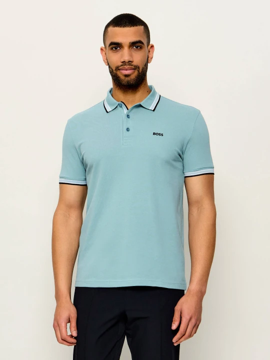 Zdjęcie produktu BOSS GREEN Polo Paddy | Regular Fit turkusowy