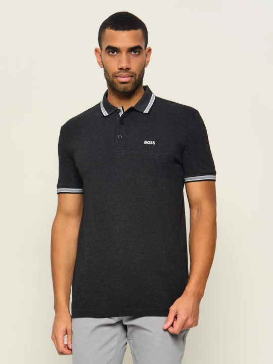 Zdjęcie produktu BOSS GREEN Polo Paddy | Regular Fit grafitowy
