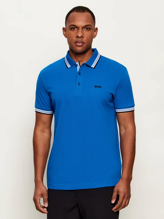 Zdjęcie produktu BOSS GREEN Polo Paddy | Regular Fit | pique niebieski