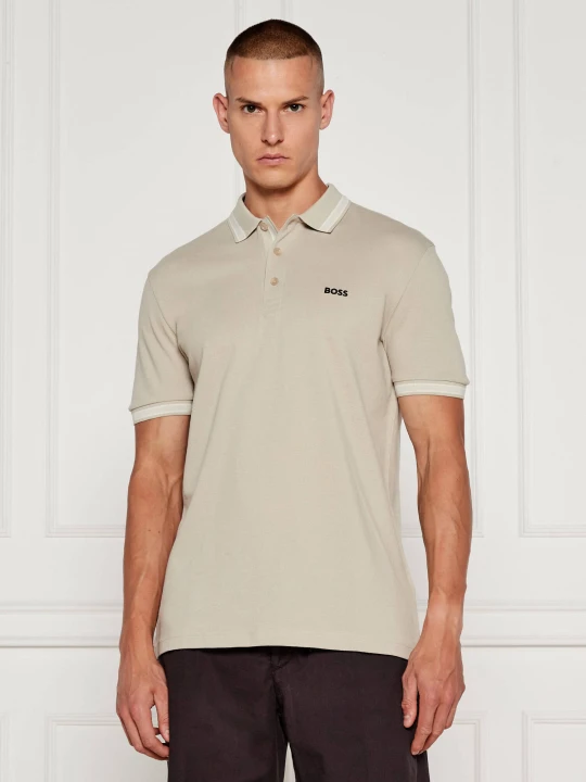 Zdjęcie produktu BOSS GREEN Polo Paddy | Regular Fit | pique beżowy